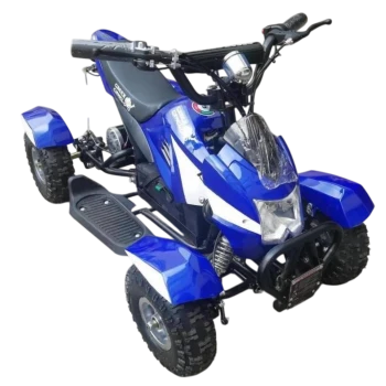 Электроквадроцикл GreenCamel Гоби K22 (36V 500W R4 Цепь) сине-белый